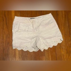 Ivory Lined Shorts